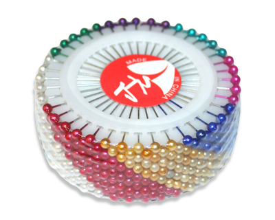Иголки/булавки FROM FACTORY IPS портняжные шариковые цветные 12листов/480игл