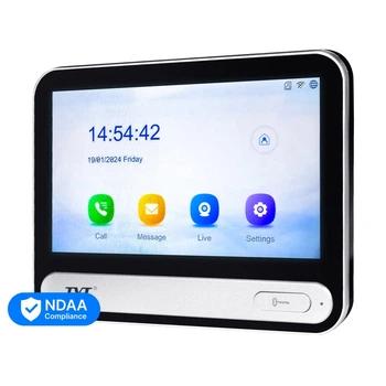 IP-видеодомофон с WiFi 7" TVT TD-E2137-PE/TP/WF Black (82-00404)
