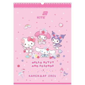 Календарь-планер настенный Kite Hello Kitty HK26-440 на 2026 г.