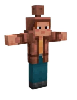 Плащ Minecraft Hoodie Copper Golem - TikTok (Ключ активації Java & Bedrock Edition)
