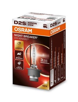 Лампа D2S 35W P32D-2 OSRAM XENARC NIGHT BREAKER LASER NEXT GEN +220% 66240XN2-FS