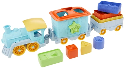 Сортер Green Toys Потяг для сортування та складання 12 елементів (0816409014605)