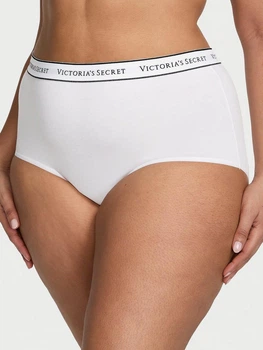 Трусики хипстеры женские хлопковые Victoria's Secret 26835948 XS Белые (42112955166937)
