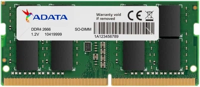 Оперативна пам'ять Adata Premier DDR4-2666 4096MB PC4-21328 Green (4711085931474)