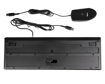 Комплект клавіатура + миша A4Tech KR-8372 USB, 104-клавішна мембранна клавіатура, оптична миша 1000 DPI(DL_AF6FDFE9E3AF)