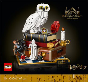 Zestaw klocków LEGO Harry Potter Kamień filozoficzny — edycja kolekcjonerska 1571 element (76466)