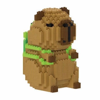 Детский конструктор Magic Blocks Капибара с рюкзаком на 1606 деталей (7260)