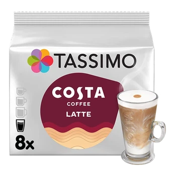 Кава в капсулах Tassimo COSTA Latte Macchiato (8 порцій)