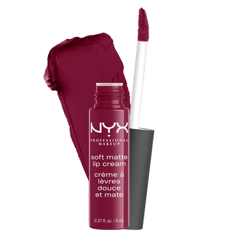 Кремовая металлическая матовая помада NYX Cosmetics Soft Matte Metallic Lip Cream SMMLC02 Copenhagen