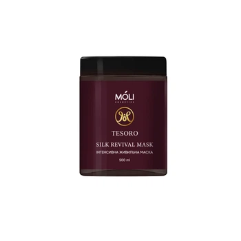Відновлююча маска з протеїнами шовку та кератином MOLI Silk Revival Mask 500мл