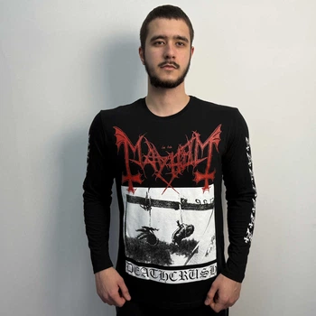 Лонгслів Mayhem - Deathcrush (B&C) чорний XXL 2511181256