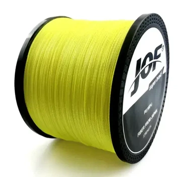 Риболовний шнур чотирижильний плетений JOF 300м×4 #6.0 0.4мм 60lb 27.2kg Yellow
