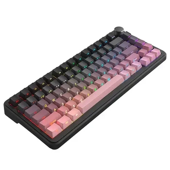 Клавиатура Ajazz AK820 MAX Plus (RGB, Flying Fish, 75%, Pink, три