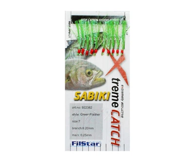 Самодур Sabiki Treme CATCH 10 гачків No9 0.22/0.28 мм пручений уловистий