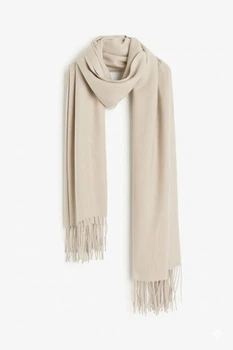 Шарф H&M 1210707004c47 One size бежевый (100002410)