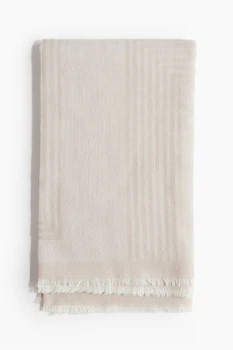 Шарф из шерсти H&M 1247675001c47 One size бежевый (100002405)