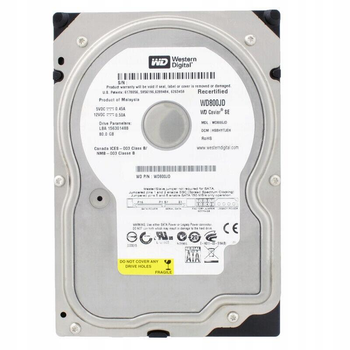 Накопичувач Western Digital WD800JD 80Gb (WD800JD-75MSA3) Б/В