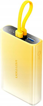 Powerbank Vention FHZY0 10000mAh 22.5W Yellow (6922794789845)