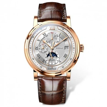 Водостойкие механические часы Borman Club golden HDSYR_7495