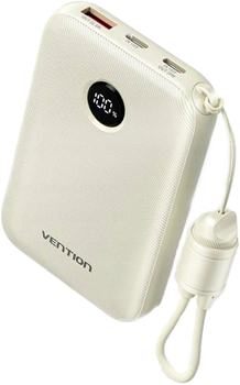 Powerbank Vention FKAN0-C 10000MAH 22.5W Beige (FKAN0-C)