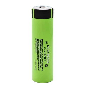 Защищенный Li-Ion аккумулятор pro version NCR18650B 3400 mAh для фонарей и электроники аккумулятор с защитой (IS-OP_22-G)
