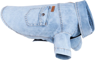 Koszula dla psów Amiplay Denim 45 cm Niebieska (5907563277199)