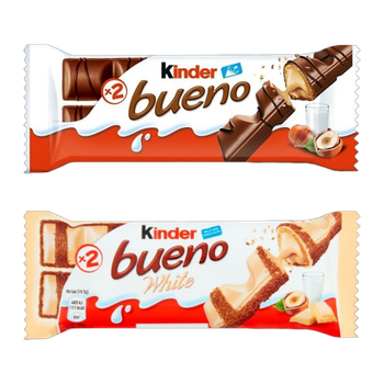 Набор Буенчики (Батончик Kinder Bueno White + Bueno Classic)