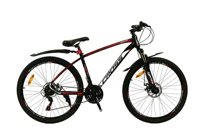 Велосипед CrossBike Tracker 26" 17" Чорний-Червоний