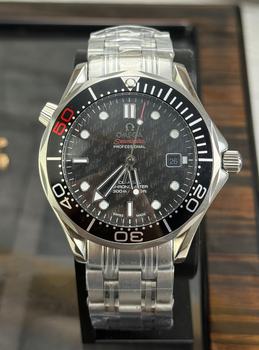 Наручные часы в стиле OMEGA Seamaster 300M 007 James Bond Limited Черные