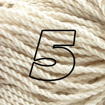 Веревки для йо-йо Хлопок 100% POWERSTRING, Белый, 5 шт