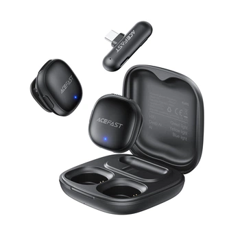 Бездротова мікрофонна система ACEFAST R1 dual-mic (Type-C) Black (6974316284895)
