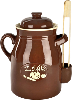 Pojemnik do kiszenia Orion ceramiczny z pokrywką 6 l (8592381069636)