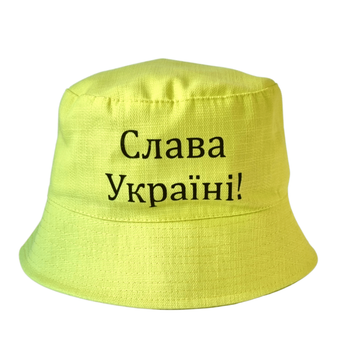 Панама літня лляна розмір 56 Glory-Kids лимонний (303АF)
