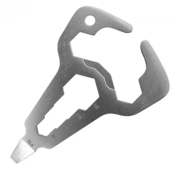 Мини-Мультитул NexTool BOTTLE OPENER Tiny Sting KT5008B, 3 функции, серый, компактный брелок, 74 мм