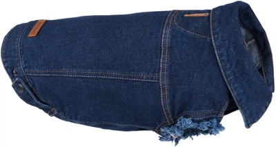 Куртка для собак Amiplay Denim з капюшоном 50 см Синя (5907563277465)