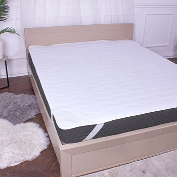 Наматрасник MirSon Eco Light №1715 Wool Air-line на резинке по углам White 160x190 см (2200002888912)