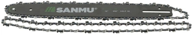 Шина SANMU 16" (40 см) + цепь (2шт) для твердых пород 3/8" 28 зубов паз 1,3 мм, цепш890