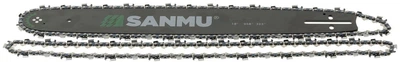 Шина SANMU 18" (45 см) + цепь (2шт) для твердых пород 0,325" 36 зубов паз 1,5 мм, цепш893