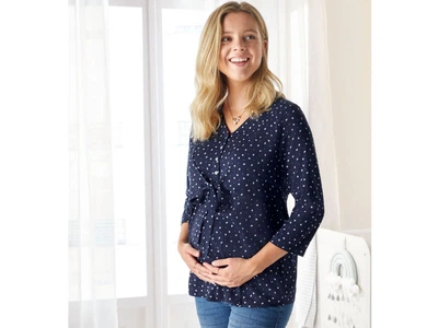Блузка для беременных и кормящих мам для женщины Esmara LIDL 352609 34(XS) темно-синий