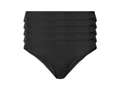 Трусики-слип набор 5 шт. хлопковые для женщины Esmara LYCRA® 381922 M Черный