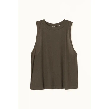 Спортивная майка укороченая для женщины H&M 0868405-2 XS Коричневый