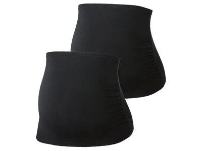 Пояс для беременных набор 2шт. хлопковые для женщины Esmara LYCRA® 369470 L Черный