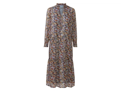 Платье шифоновое на подкладке для женщины Esmara LIDL 406628 34(XS) Комбинированный