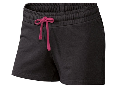 Шорты мини двунитка для женщины Crivit LYCRA® 381624 S Черный