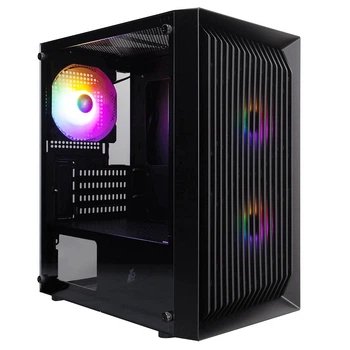 Компьютерный корпус без блока питания 1stPlayer BS-2-BK-3F1 Black (BS-2-BK-3F1)