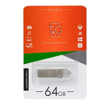 USB флеш-накопичувач T&G 64gb Metal 0.27 Сталевий