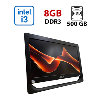 Моноблок Asus ET2013IUKI / 20" (1600x900) TN / Intel Core i3-3240 (2 (4) ядра по 3.4 GHz) / 8 GB DDR3 / 500 GB HDD / Intel HD Graphics / WebCamб/у