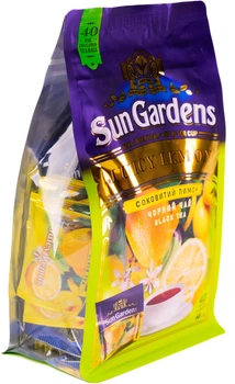 Чай чорний Sun Gardens Juicy  Lemon 40 пакетиків-конвертів по 1.7 г (SG551)