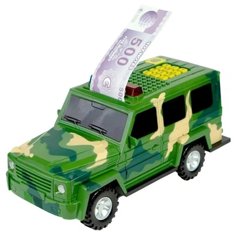 Машина сейф-копилка CASH TRUCK с кодовым замком и отпечатком пальца