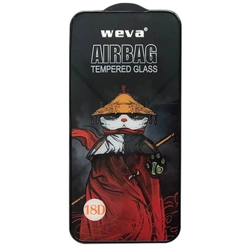 Защитное 2.5D стекло Weva AirBag для Apple iPhone 17 Pro Max (6.9") Черный